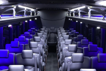 Oklahoma City Charter Bus Interior