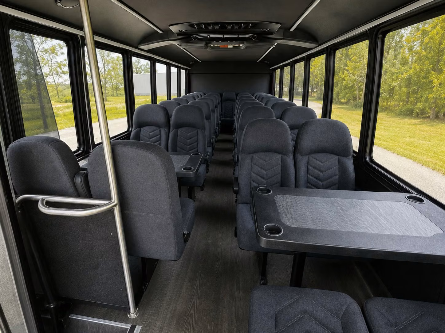 15 passenger minibus interior