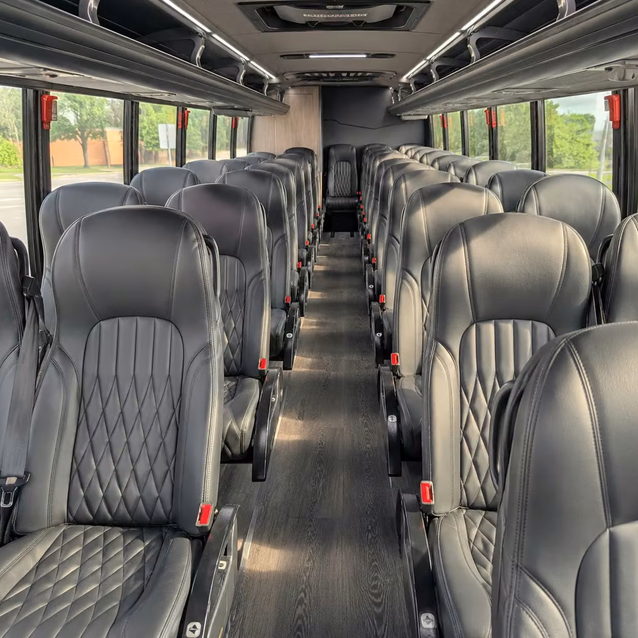 25 passenger minibus interior