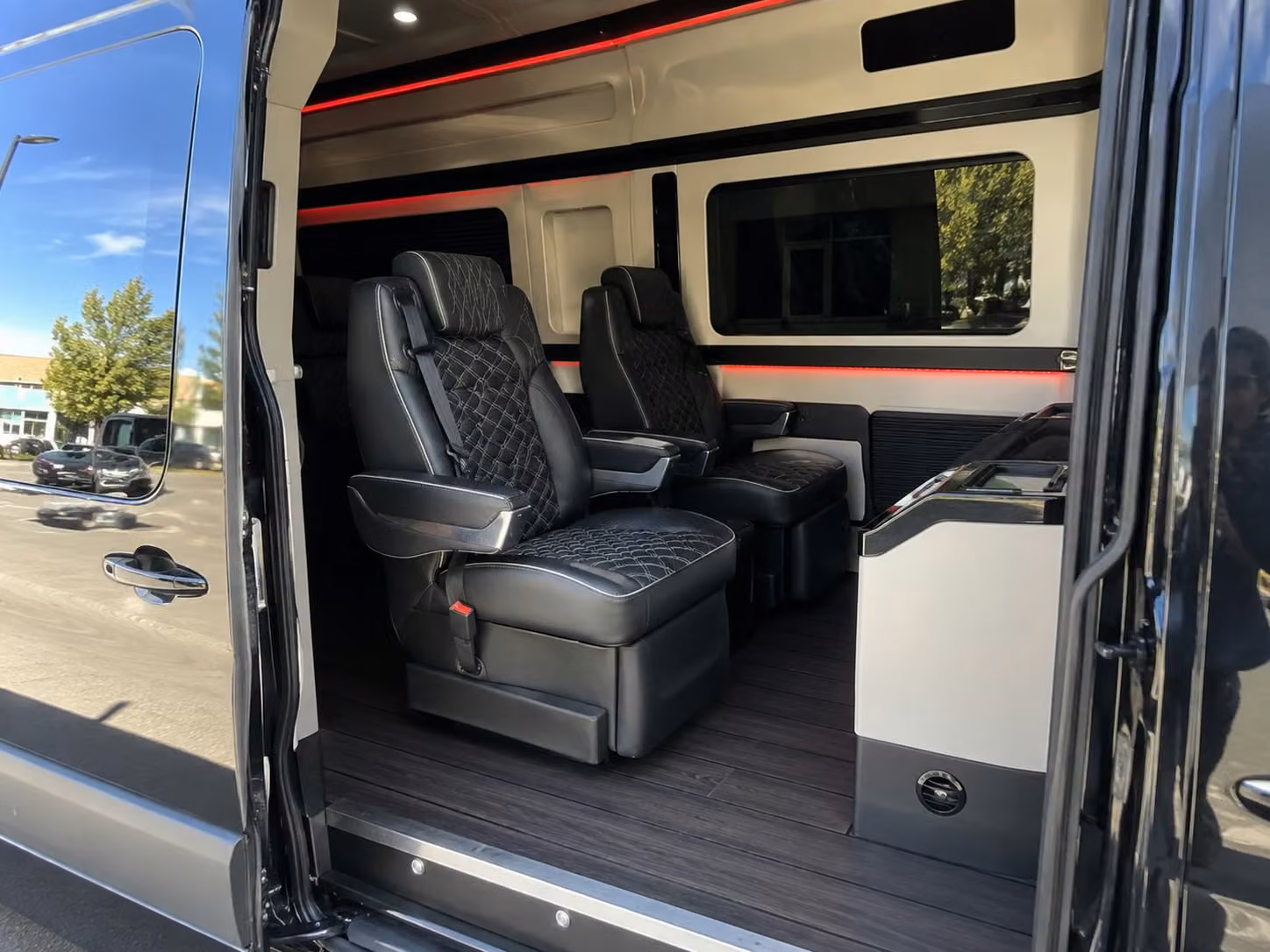 sprinter van with driver interior