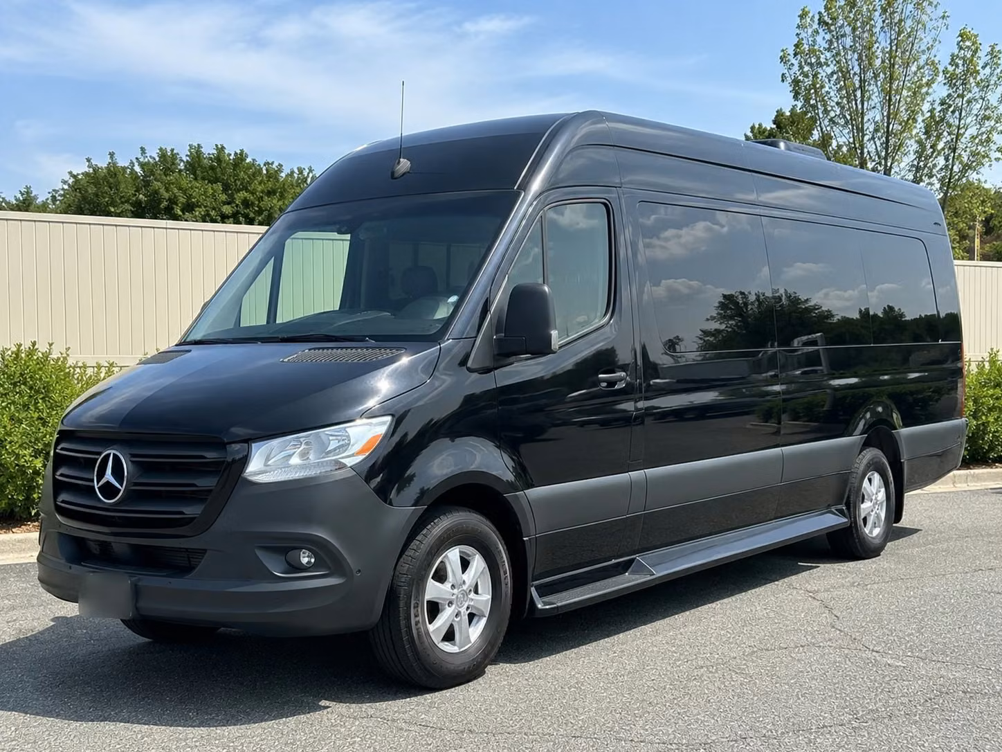 sprinter van with driver